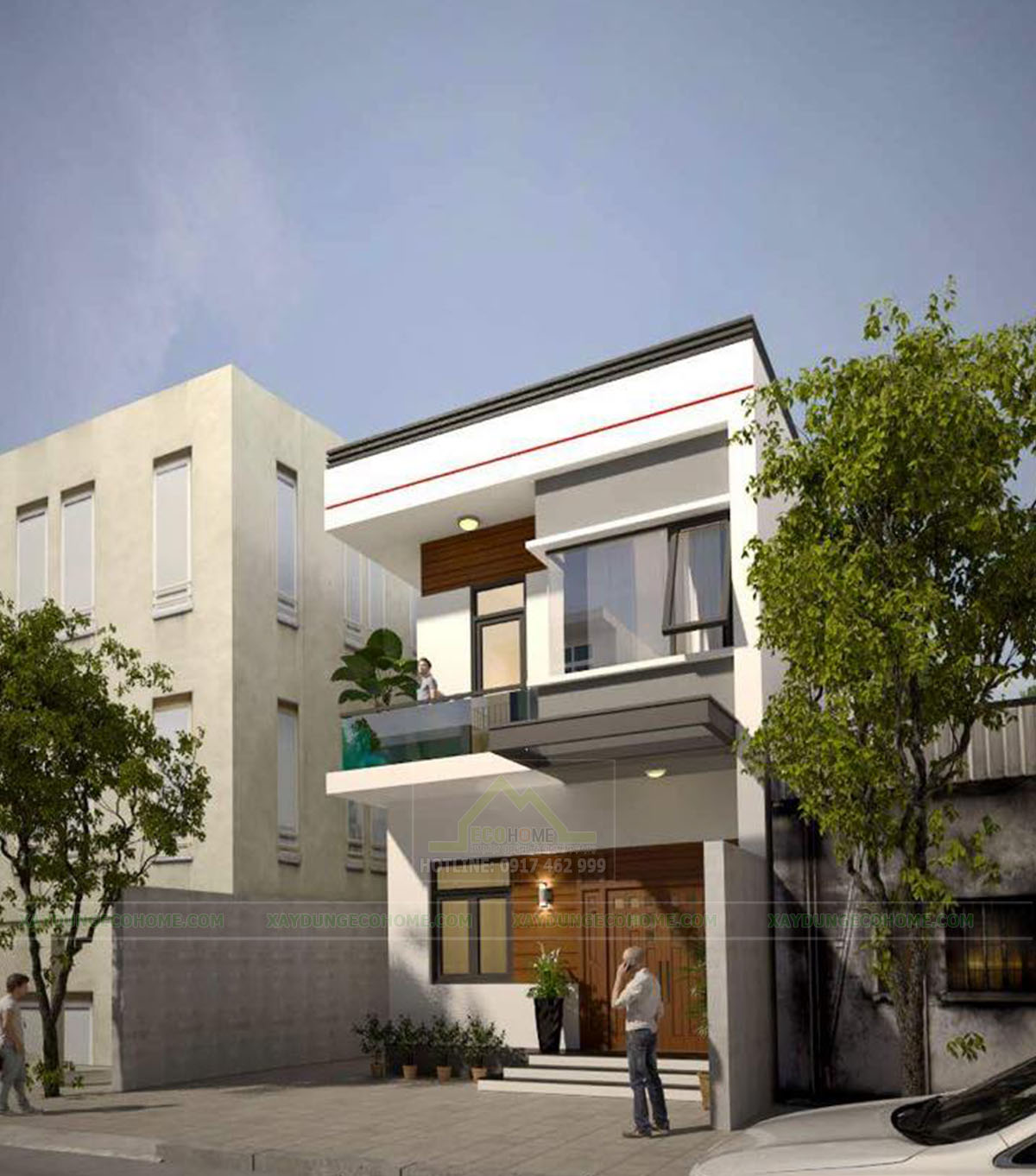 Thiết kế nhà tại P Biên GIang, hà Đông, Hà Nội