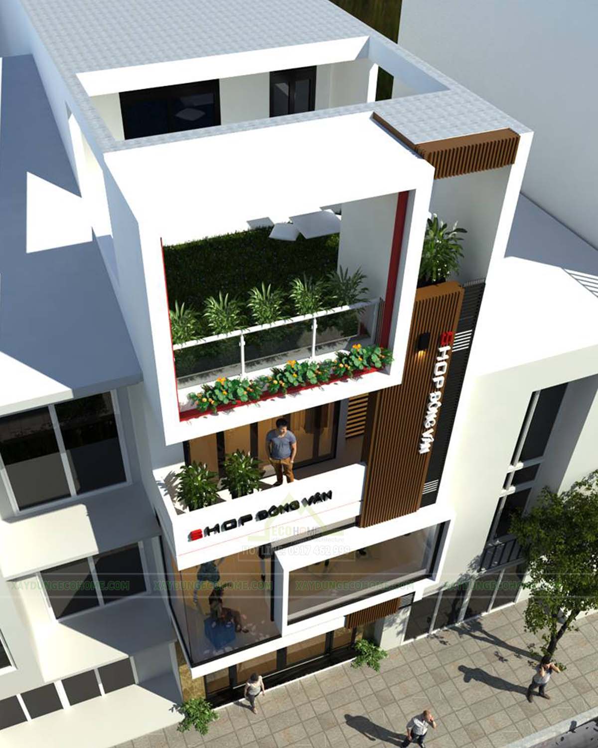 Thiết kế nhà phố tại Văn Khê, Hà Đông, Hà Nội