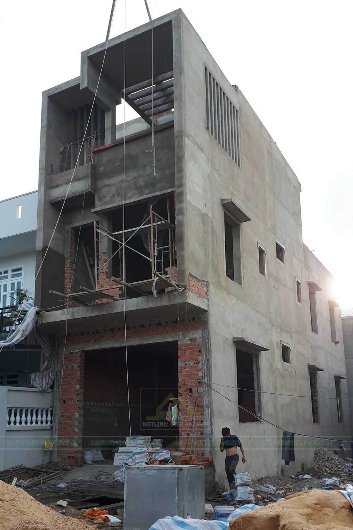 Xây nhà trọn gói nhà anh chinh tại phường Yên Nghĩa, Quận Hà Đông, TP Hà Nội