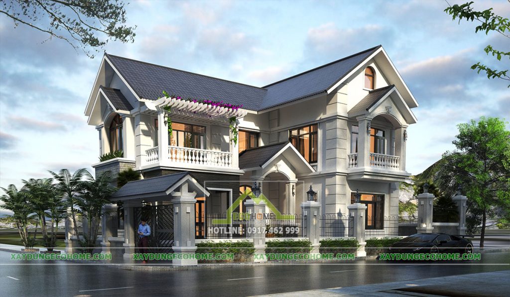 Thiết kế kiến trúc Biệt Thự Tuyên Quang