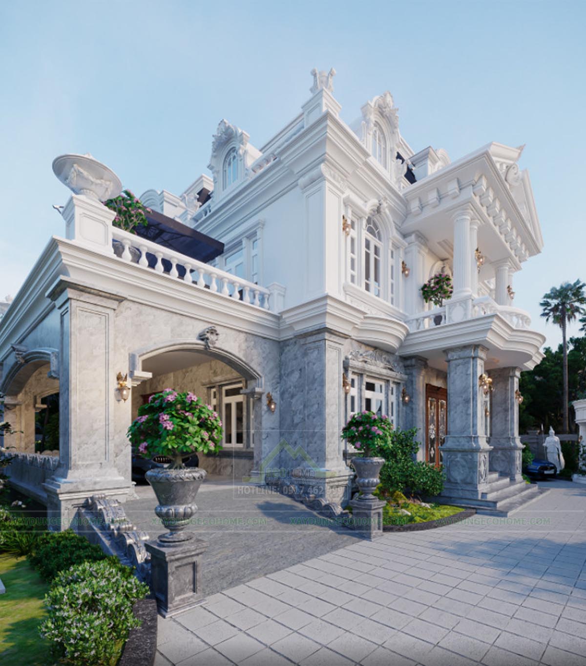 Thiết kế biệt thự tại thành phố Bắc Giang