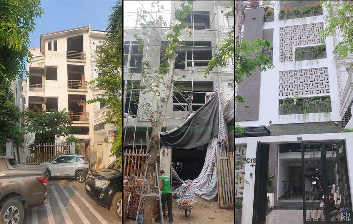 Hoàn thiện nhà tại khu đô thị Việt Hưng
