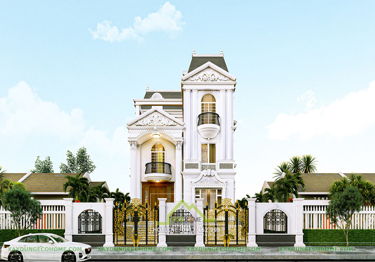 Biệt thự tân cổ điển — mặt tiền 12m