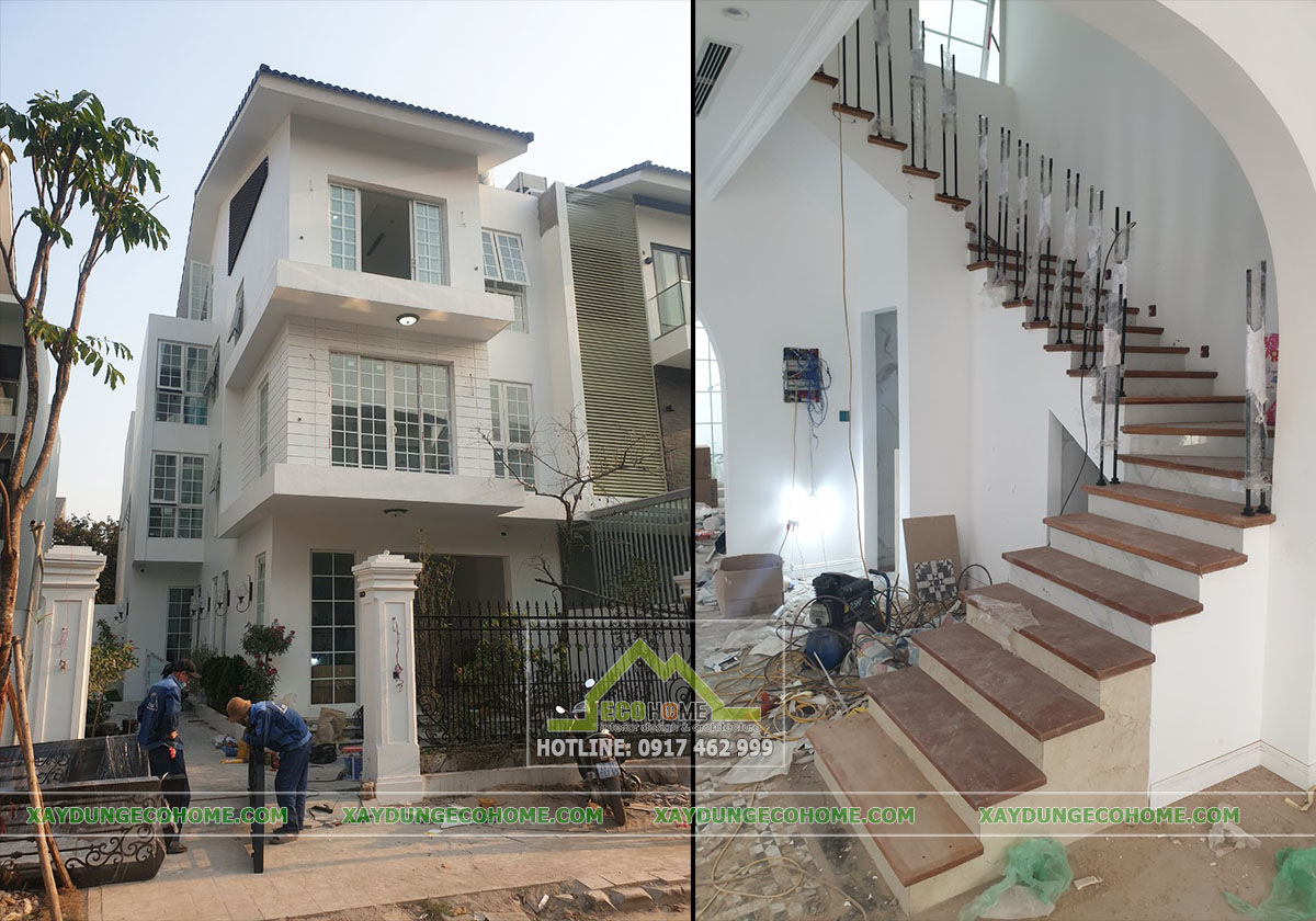 hoàn thiện nhà liền kề